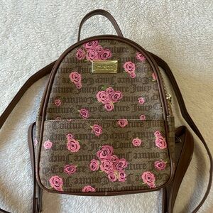 Juicy couture small backpack with pouch